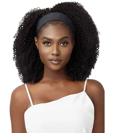 OUTRE UNPROCESSED HUMAN HAIR HEADBAND WIG/HH-KINKY COILY 14